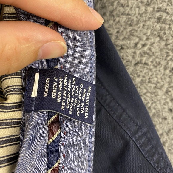 Cremieux Pants Men 32x30‎ (32x28) Comfort Stretch Navy Chino - Picture 4 of 13